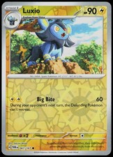 Luxio 067/167 Carta Pokemon Maschera Crepuscolare Comune Reverse Holo Near Mint