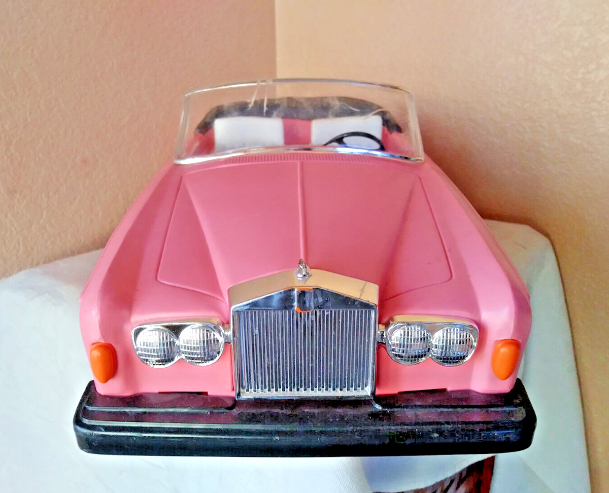 Barbie Classic Convertible Rolls-Royce Large Pink Toy Doll Car