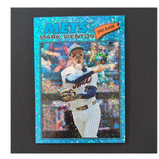 Topps Heritage Mark Vientos Sparkle Parallel #77 New York Mets Baseball 2026