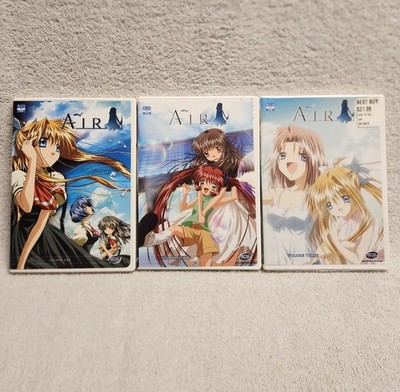 Air TV Series 3 Volume DVD Set Key Anime ADV Films 2007 Dub Sub Complete 12 Ep