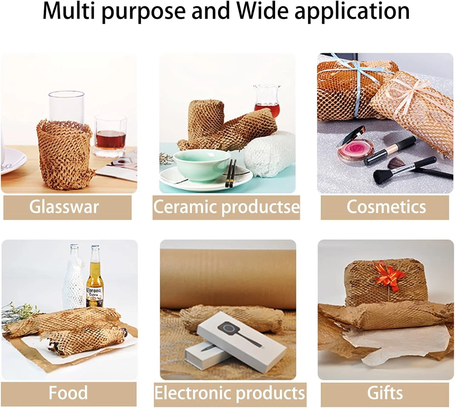 Honeycomb Packing Paper Roll 15"x131' - Eco-Friendly Alternative to Bubble Wrap image 5