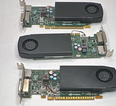 Nvidia GeForce GT 630 2GB PCIe Graphics Card Lot Of 3 Used Tested