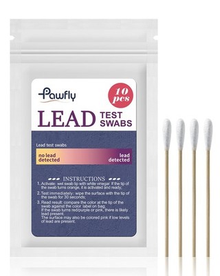Pawfly 10x Schnelltest für Blei Teststäbchen Soforttest für Zuhause
