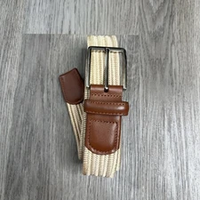 Ghost Golf Belt Mens Size 42 Sam Stretch Fit Extreme Comfort Casual Khaki Silver