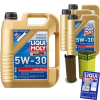 Mann Inspektionspaket 8L Liqui Moly Longlife 5W-30 FüR Audi A6 Allroad 3.0 TDI
