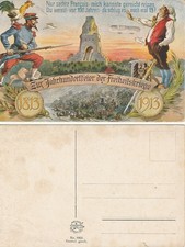 Alte Postkarte, Spottkarte auf die Franzosen,...