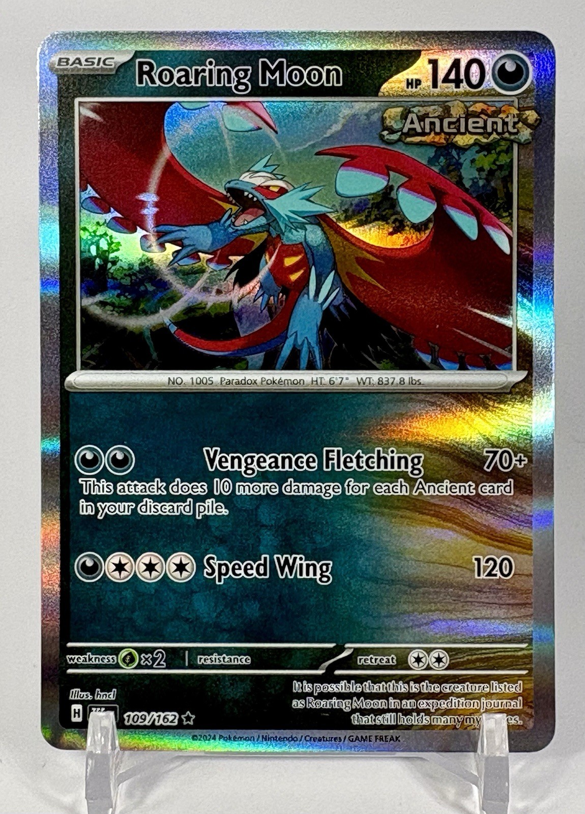 Roaring Moon - Holo Rare - Temporal Forces 109/162 TEF Pokemon TCG Card
