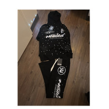 Hellstar Mens XL Black Graphic Print Hoodie P...
