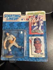 1993 Starting Lineup MLB Texas Rangers Kevin Brown Figure & Card 1993 Kenner