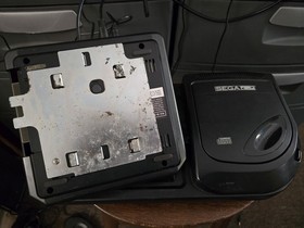 Sega CD 32X Genesis "Tower Of Power" All Power Cables 2 Controllers and 6 Games