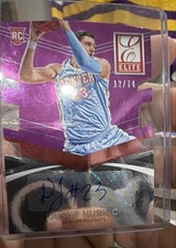 2014-15 Panini Donruss - Elite Stat Signatures Jusuf Nurkic #17 Pur Die-Cut /74