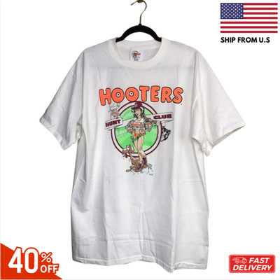 VTG 90s Hooters Hunt Club T-Shirt Unisex Size S-5XL reprint sale 40% off hot !!!
