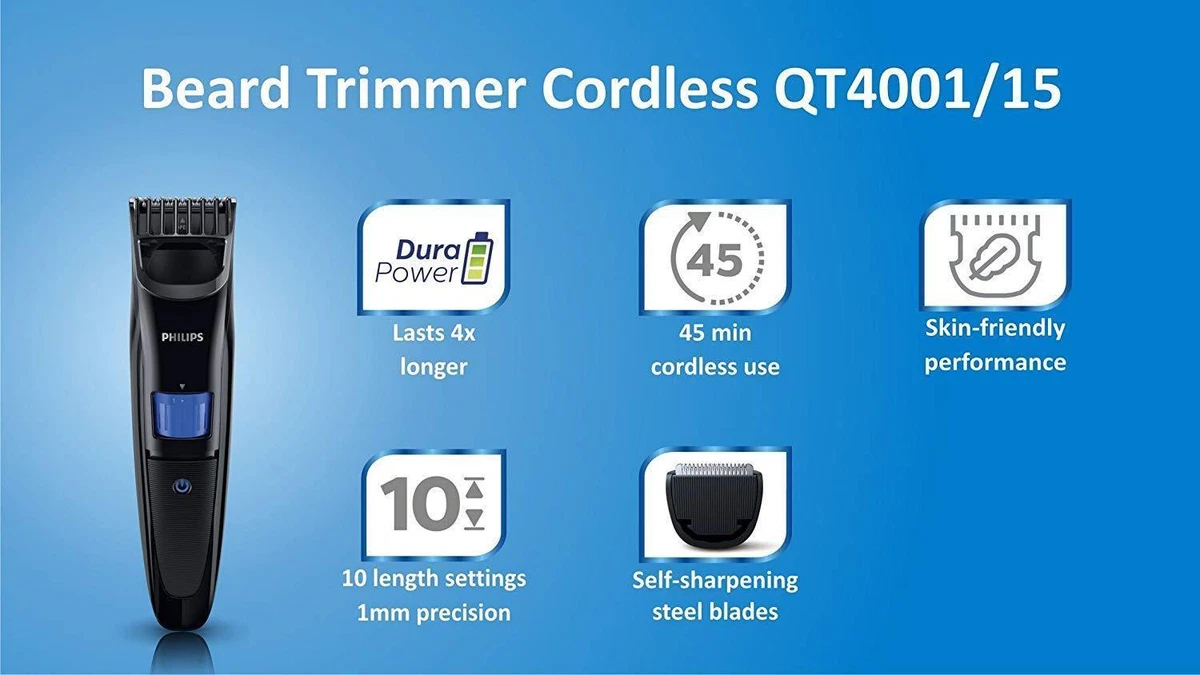Philips online trimmer qt4001