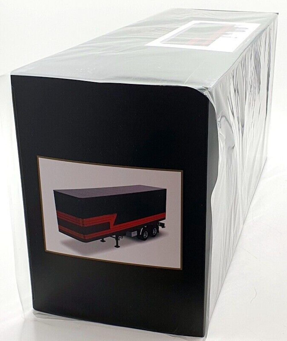 Road Kings Semi Trailer Truck Black w/ Red Stripes 1:18 Road Kings Semi Trailer Truck Black w/ Red Stripes 1:18