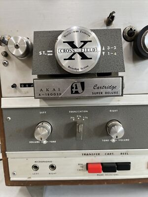 Akai Cross-Field X-1800SD A Cartridge Super Deluxe, Tape Recorder