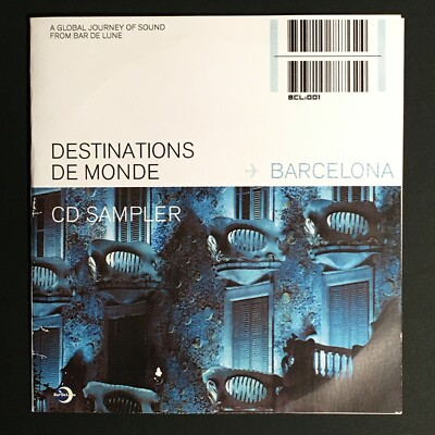 Various - Destinations Du Monde - Barcelona - 2002 Promo CD VG+ - Bar De Lune