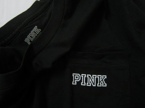 LOT Victoria Secret Pink NEON RAINBOW GRADIENT DOG TEE SHIRT LEGGING PANT XL SET - Picture 7 of 10