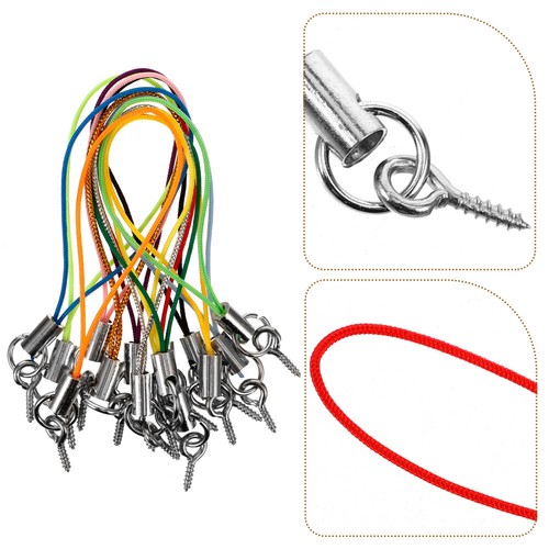 2 PCS Mobile Phone Chain Lanyard Chains Cellphone Charm Strap Hanging Rope - Zdjęcie 7 z 12