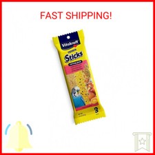 Vitakraft Crunch Sticks Parakeet Treat - Honey, Egg, and Apple- Pet Bird Treat T