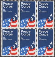 Scott # 1447 - Peace Corps - Block Of 4 - MNH -1972
