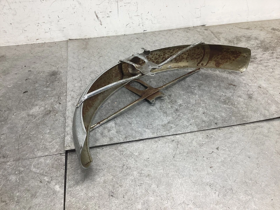 Honda CB125S 1975 OEM RUEDA DELANTERA GUARDABARROS CAPÓ CARENADO Foto 3 de 4