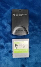 Nintendo GameCube Memory Cards Lot Of 2 OEM Card59 DOL-008/Joytech JS-811B