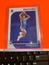 2019-20 PANINI HOOPS JORDAN POOLE ROOKIE CARD WARRIORS #223