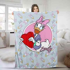 Customized Daisy Duck Sofa BLANKET MOTHER DAY GIFT US SIZE ALL OVER PRINT
