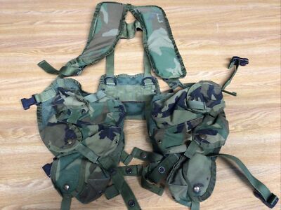 USGI Enhanced Tactical Load Bearing Vest Woodland Camo MADE IN USA ( Brand New) Rs 8500 DC Only 1 Pieces Available - Foto 9