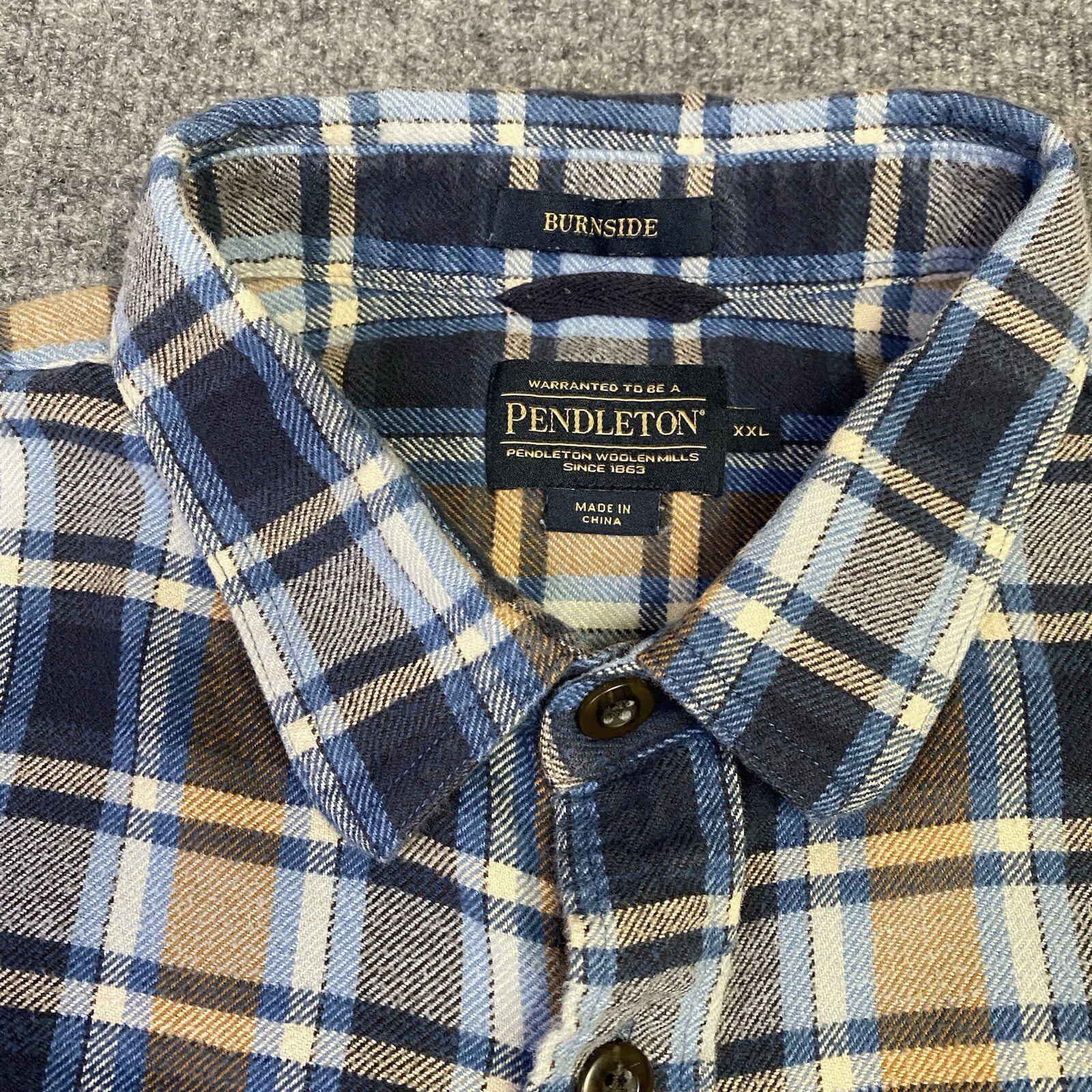 Pendleton Burnside Shirt Mens Extra Large Plaid B… - image 2
