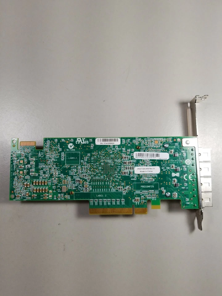 Emulex MSIP-REM-EMU-P007729 HBA SFP P007729-41B 4-Port - Image 3 of 4