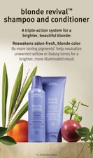 Aveda BLONDE REVIVAL Purple Toning Shampoo  Conditioner Duo 6.7 oz Each New