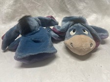 Disney Eeyore Hand Puppet Winnie the Pooh 8" Plush Soft Toy Stuffed Animal