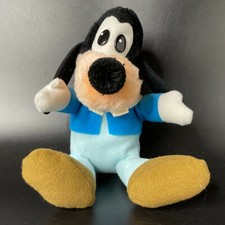 Vintage 1980s GOOFY Plush Walt Disney Productions Mickey's Christmas Carol 7"