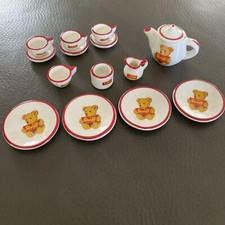 VINTAGE-ANTIQUE, STEIFF 15 PIECE TEA SET, MADE IN OHR, GERMANY ,MEGA RARE