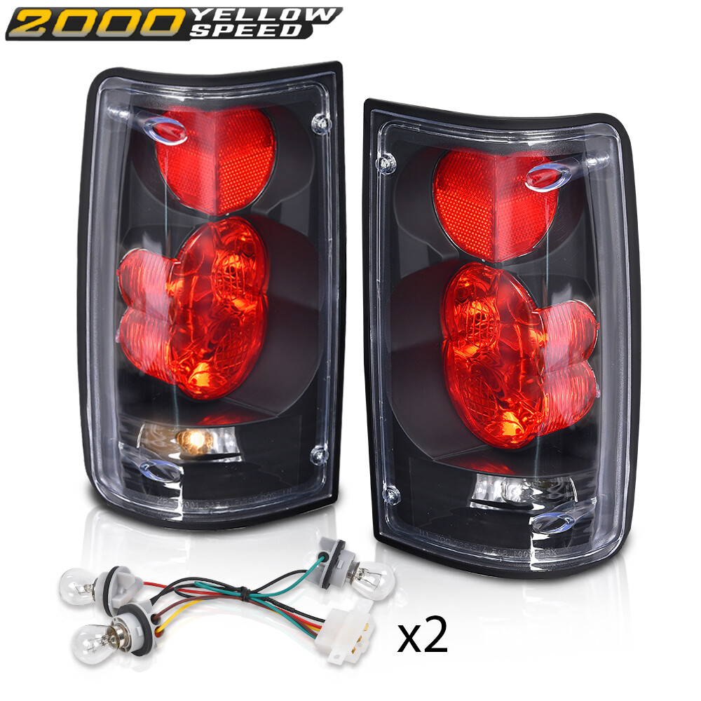 Altezza Tail Lights Black & Clear Altezza-Style Tail Lights For 1989-1995 Toyota Pickup (Pair) - Direct Replacement, DOT/SAE Certified Toyota Pickup Tail Lights - Foto 11