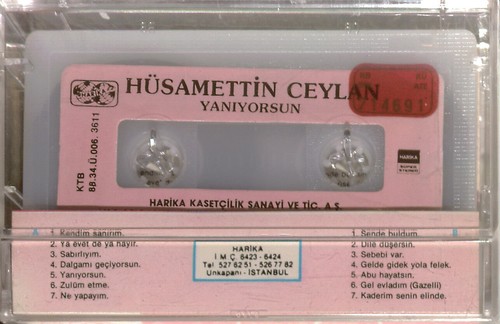 13284--Hüsamettin Ceylan ,Yaniyorsun , 1 .Basim Jelatinli 1988 - Picture 2 of 2