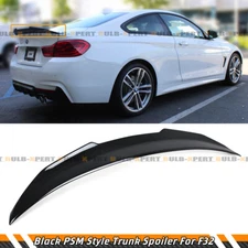 For 14-20 BMW F32 428i 430i 435i 440i PSM Style Glossy Black Trunk Spoiler Wing