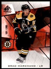 2021-22 SP Game Used Red Fragment #91 Brad Marchand 101/205 Boston Bruins