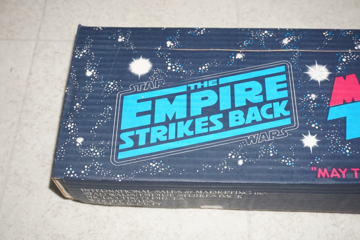 Vintage Star Wars Empire Strikes Back Micro Tins 1980 W/ 72 Tins