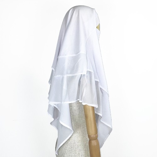 Muslimisches Damen-Chiffon Khimar Ready to Wear Hijab Kopftuch arabische Tücher Kopfbedeckung - Bild 18 von 35