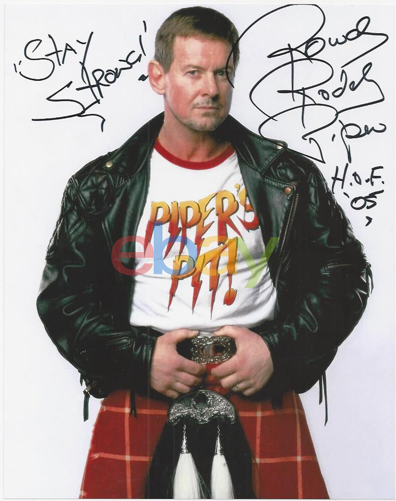 Rowdy Roddy Piper Autographed 8x10 Photo signed reprint | eBay