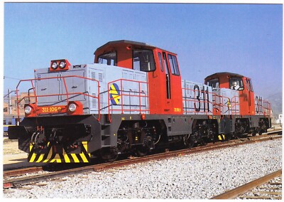 SPAIN       *      RENFE   Diesel Locos  # 311-xxx-x  at Barcelona 1990 