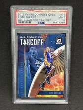 2018 Donruss Optic All Clear For Takeoff #15 KOBE BRYANT PSA 9 Mint!!