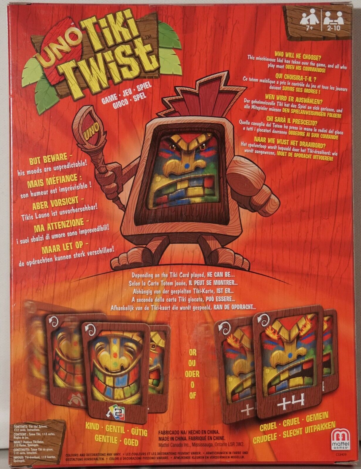 Board Game Snapshot – Uno Tiki Twist from Mattel Games