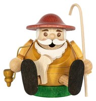 GläSser Volkskunst 'Minikugelrauchmann SchäFer' 7Cm