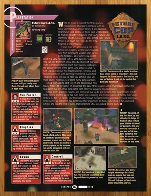 Jeu Démo Future Cop L.A.P.D. Pour PlayStation 1 (PS1) - Version PAL, Bon état