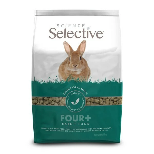 Nutritional Rabbit Food Supreme Science Selective For 4 + Years - All Sizes