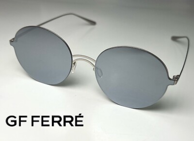 GF FERRE Sunglasses GFF8006 Light Metal Silver Frame 58-145 Authentic