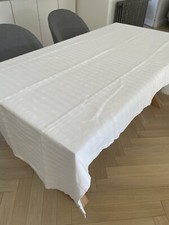 Ancien Coupon de tissus épais / Drap / Toile / Rideaux / Nappe - 228 x 102 cm